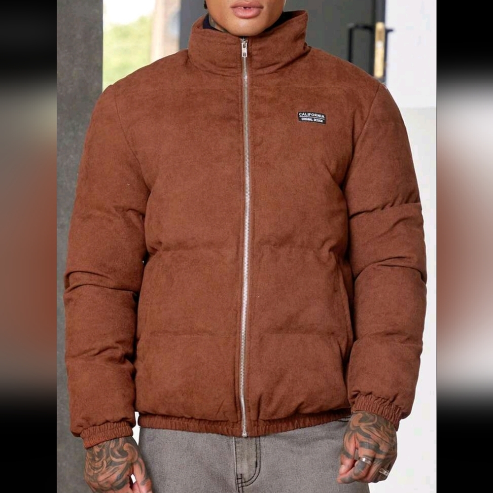 Brand new, Corduroy puffer jacket size medium